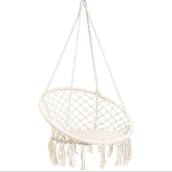 💗Macramé hanging chair woven boho indoor outdoor - Picture 8 of 8